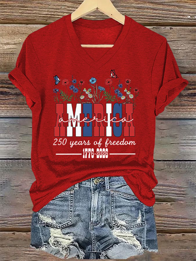 Women's Casual Printed Short-Sleeve T-Shirt