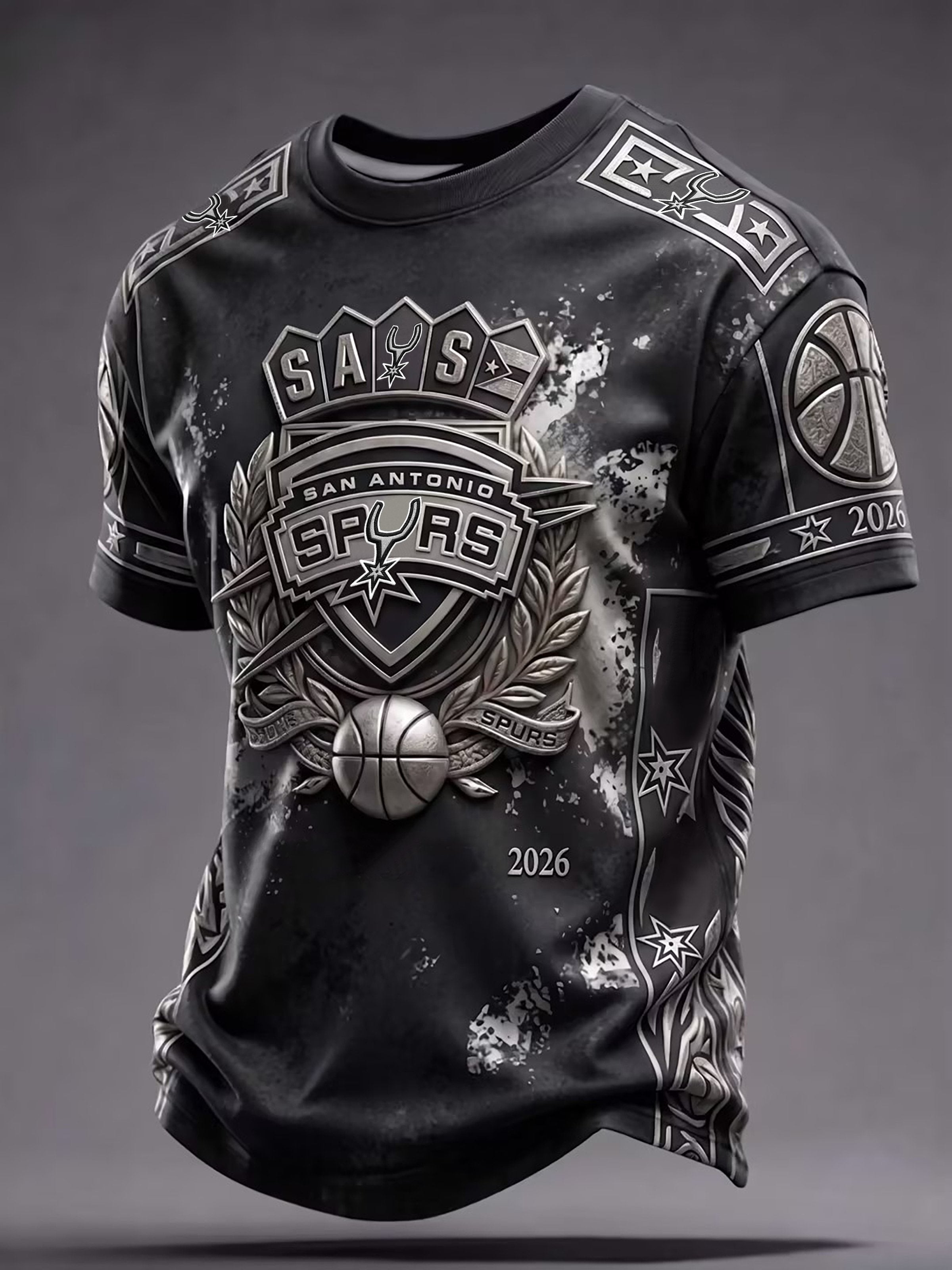 Men's Basketball Lovers Printed Casual T-shirt