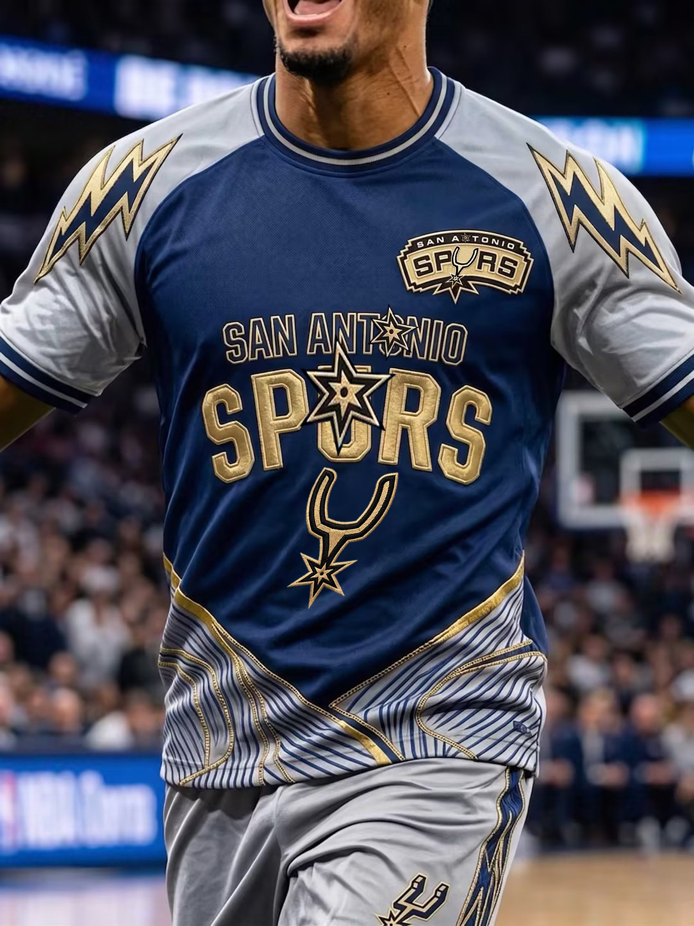 Men's Basketball Lovers Printed Casual T-Shirt