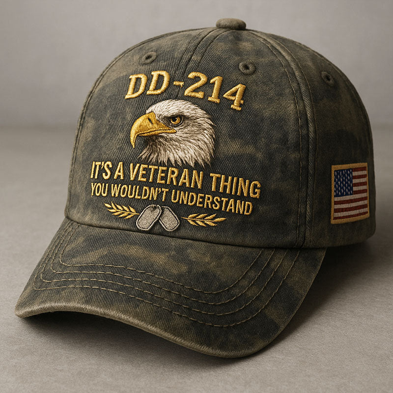 "DD-214 - This is a veterans' matter" Hat