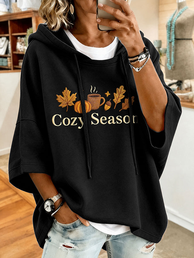 Women'S Tis the season Print Hoodie