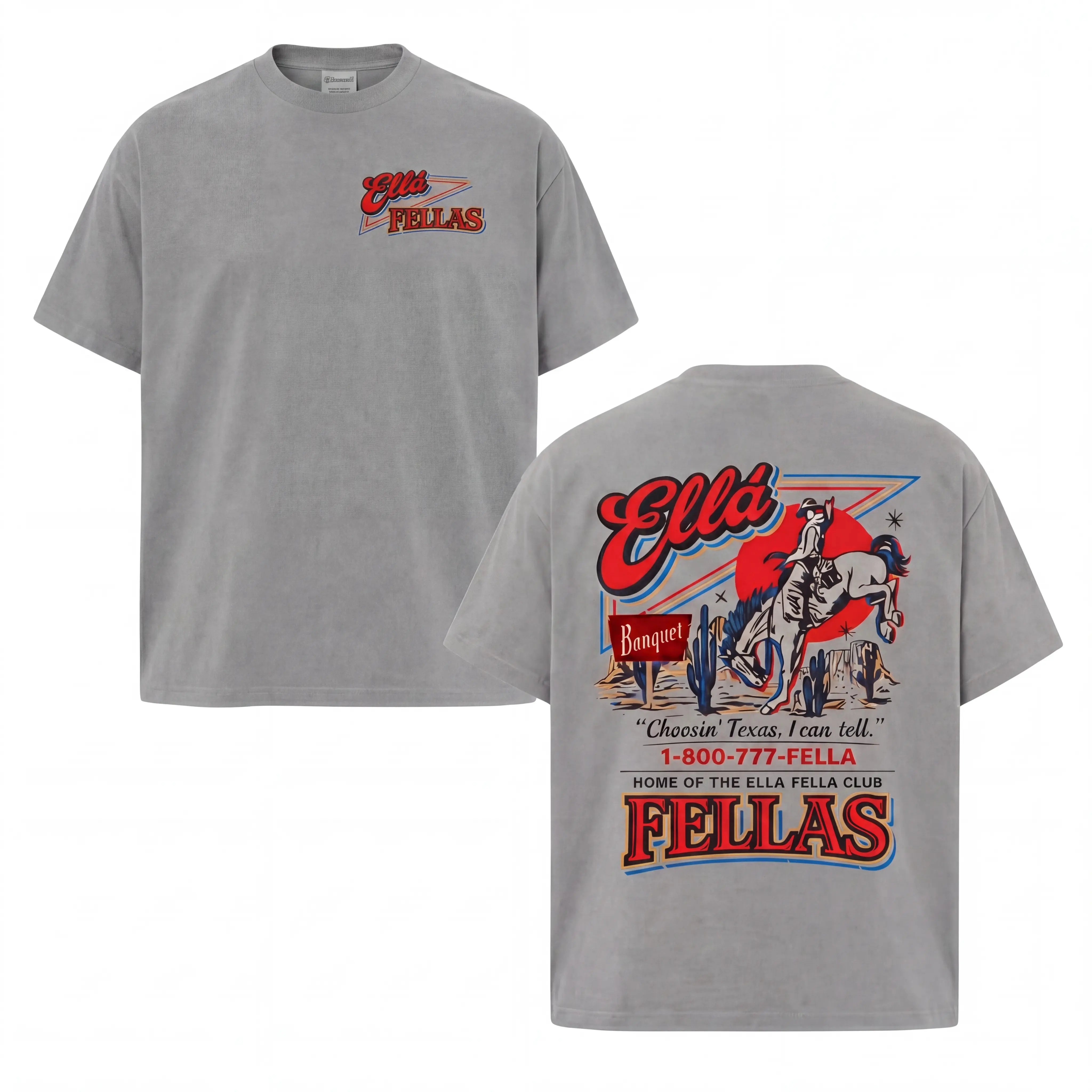 Ella Fella Club Shirt, 1-800-777-Fella Tee