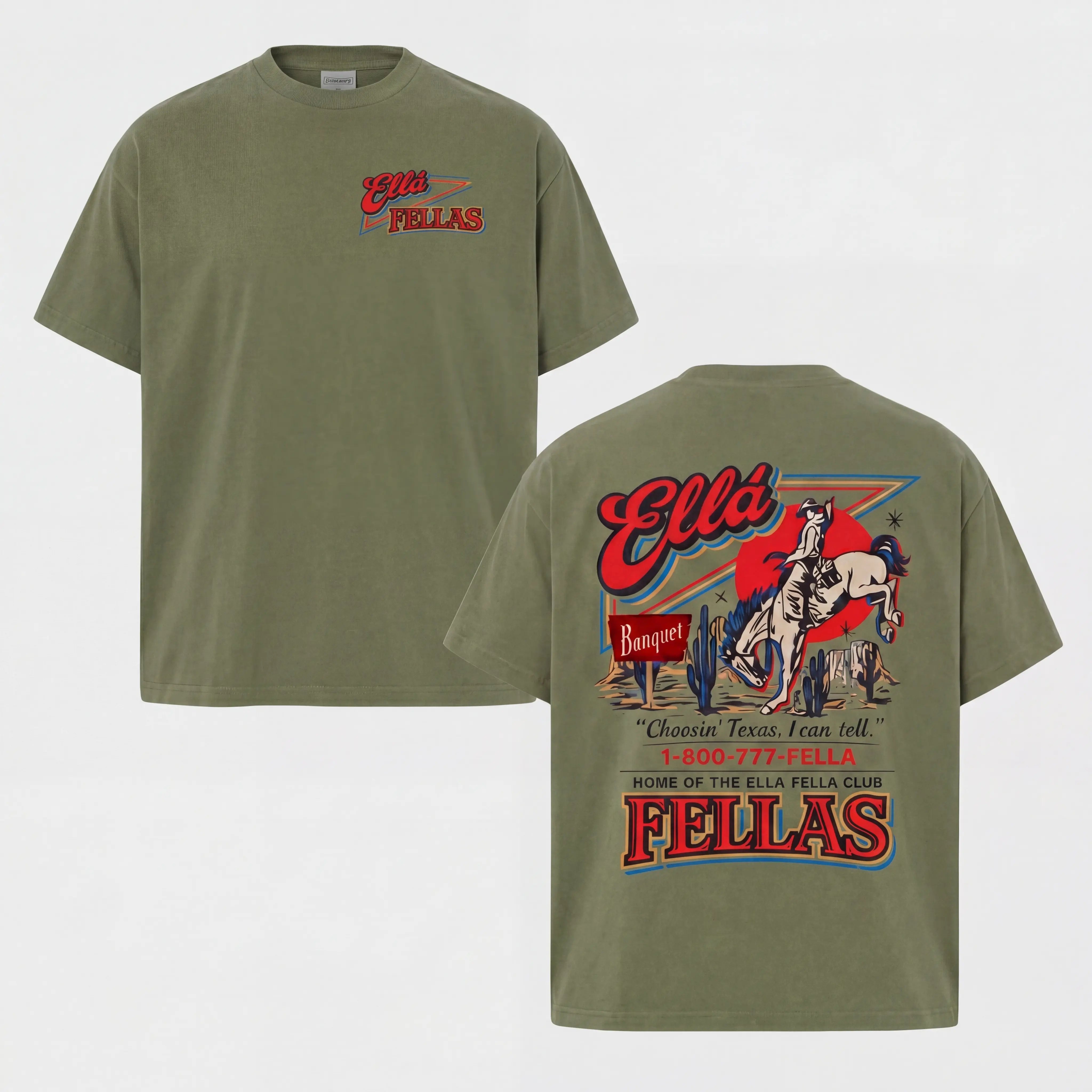 Ella Fella Club Shirt, 1-800-777-Fella Tee