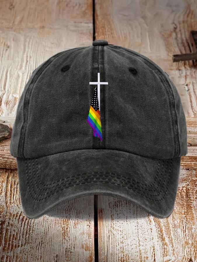 Unisex Gay Pride Print Printed Hat