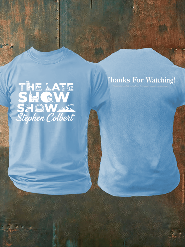 Men's Retro Last Show Print T-Shirt