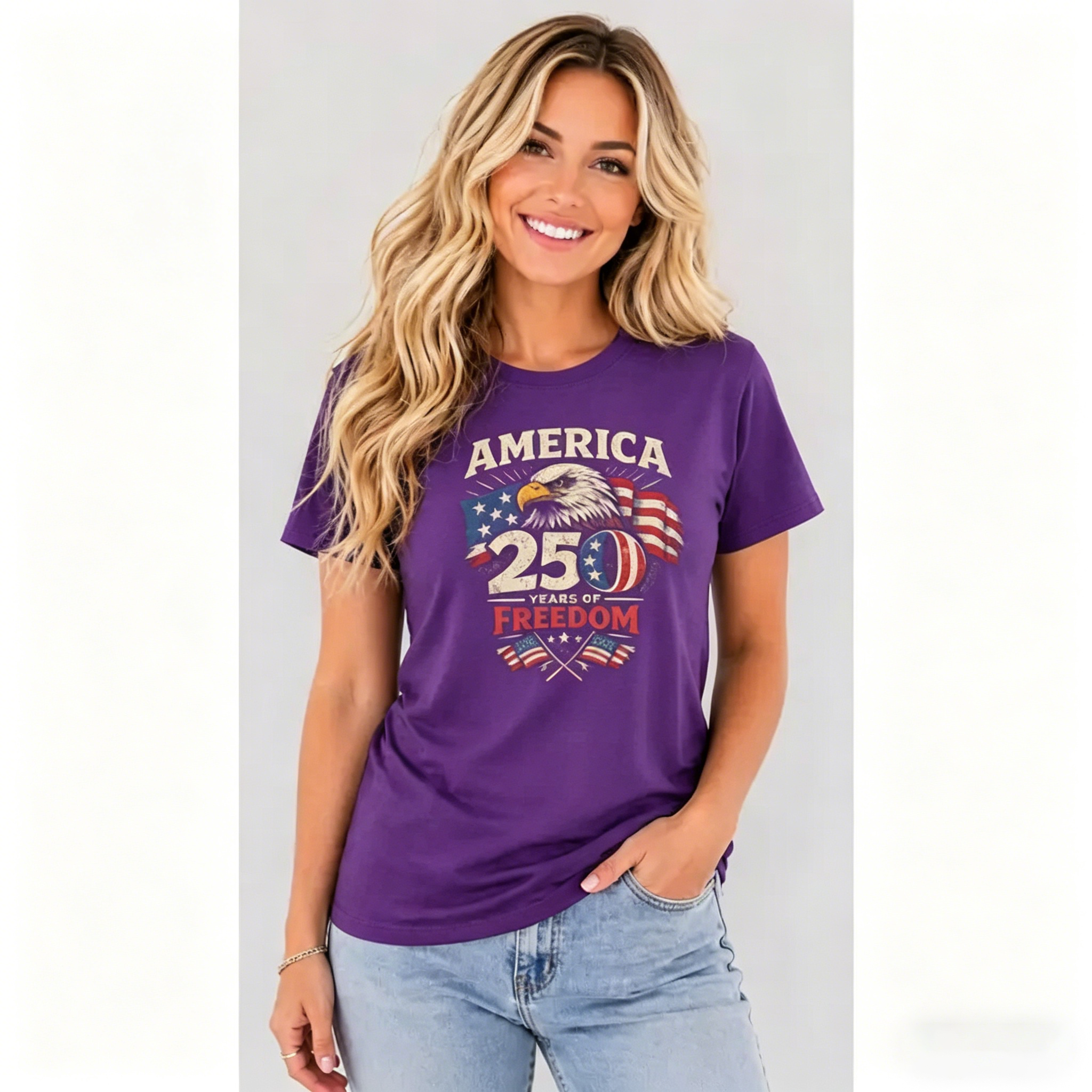 Women's America 250 Years of Freedom T-Shirt