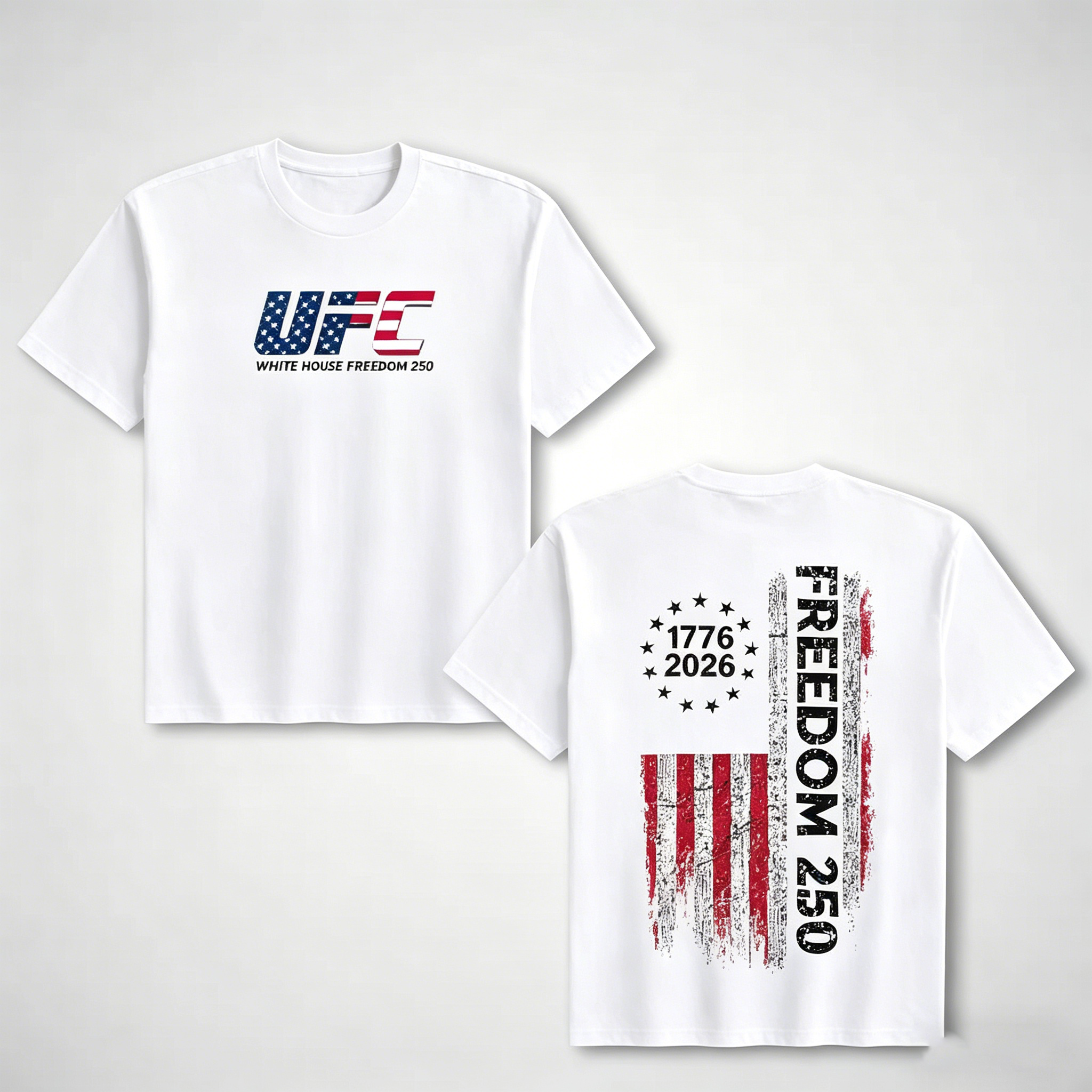 Unisex UFC Freedom 250 Heat-Printed T-shirt