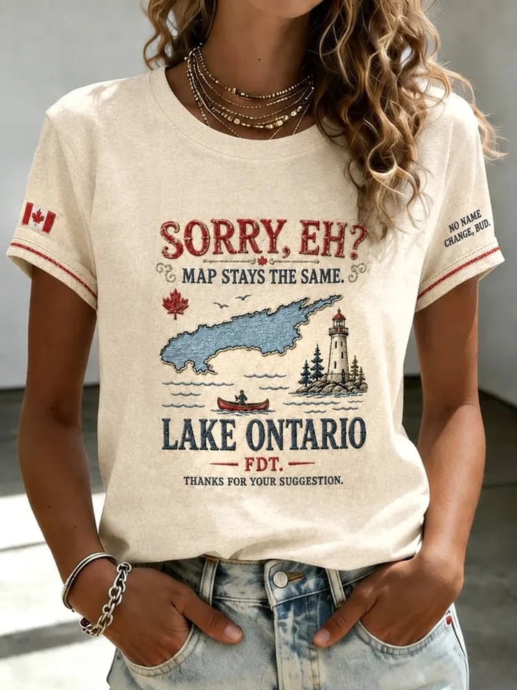 Women's Lake Ontario Printed T-shirt