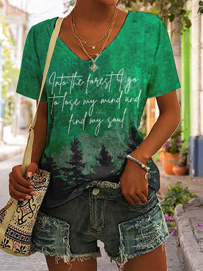 Women's National Park Print T-shirt