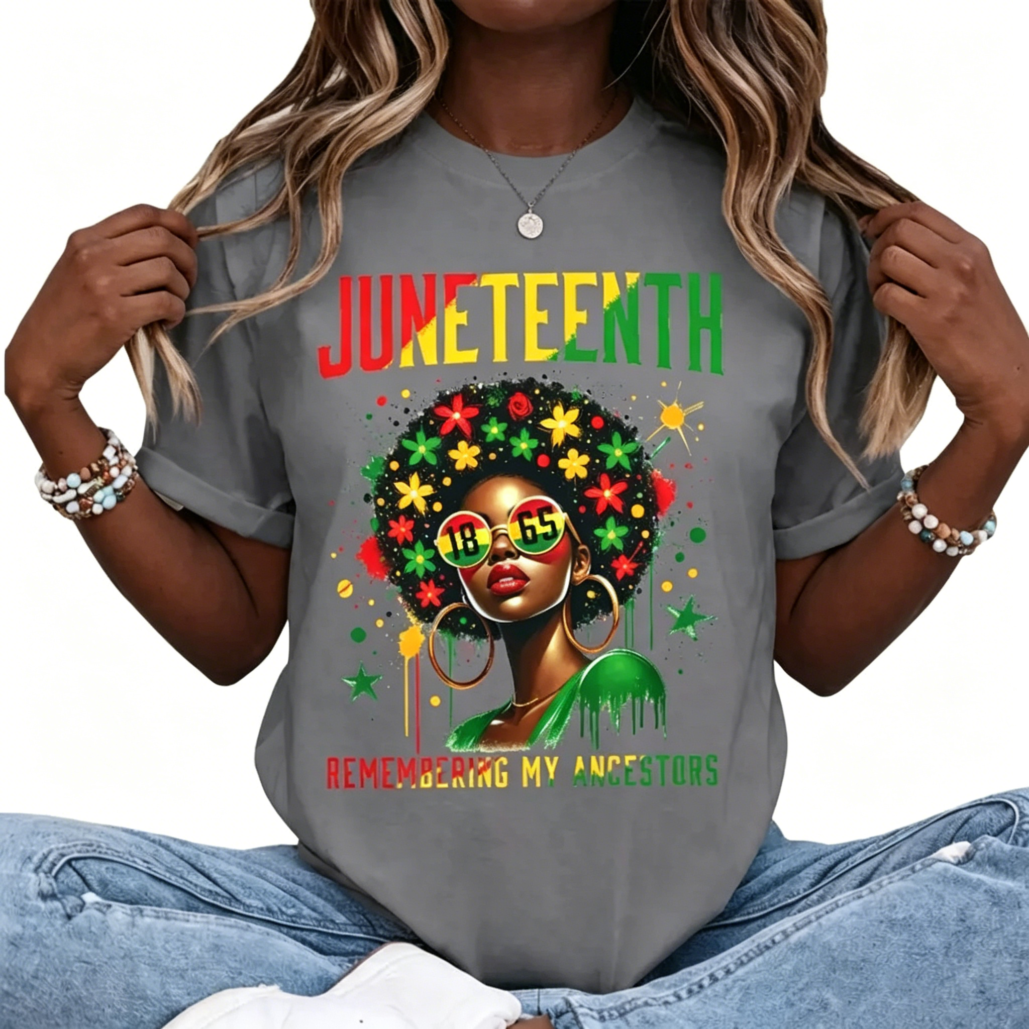 Juneteenth Remembering My Ancestors 1865 T-Shirt