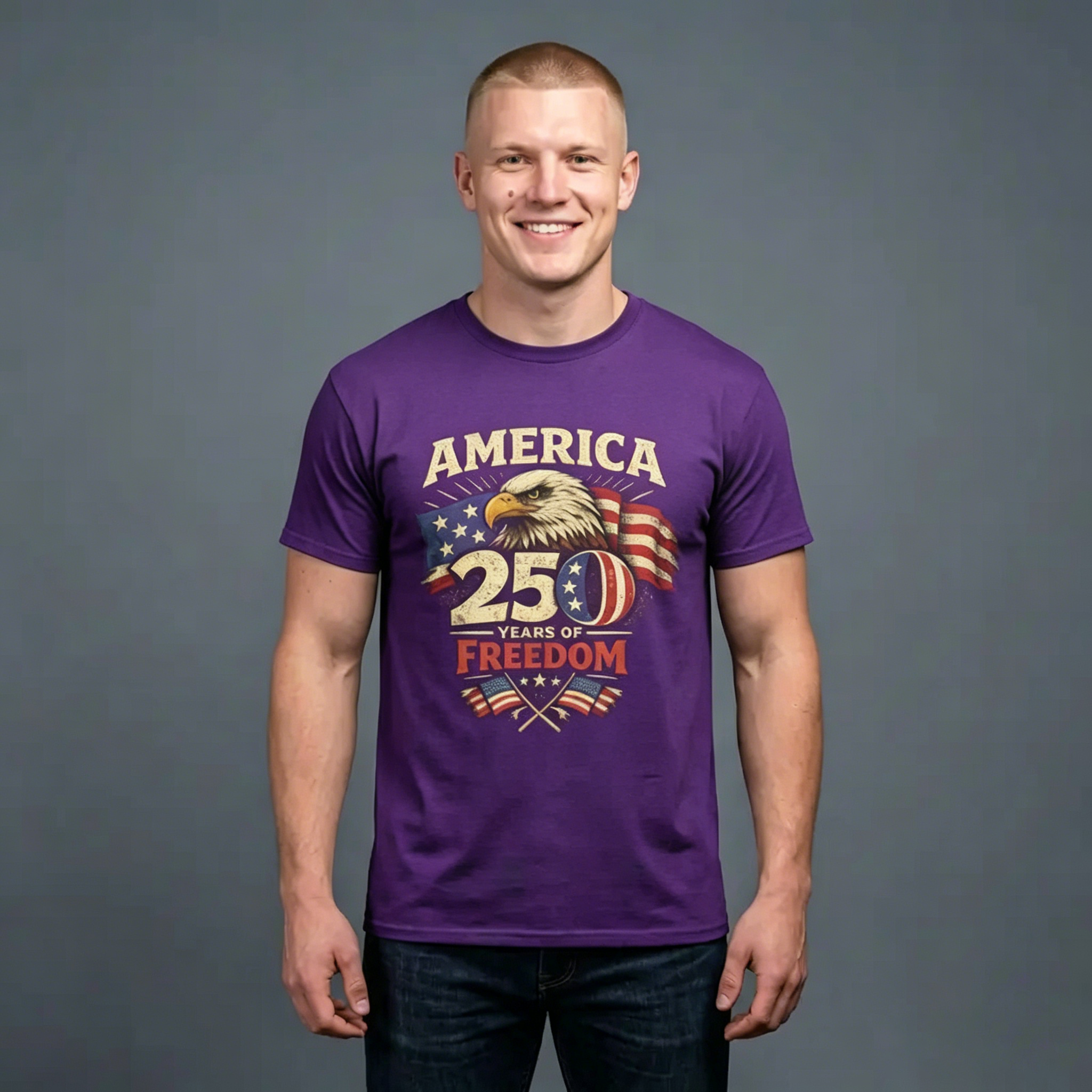Men's America 250 Years of Freedom T-Shirt