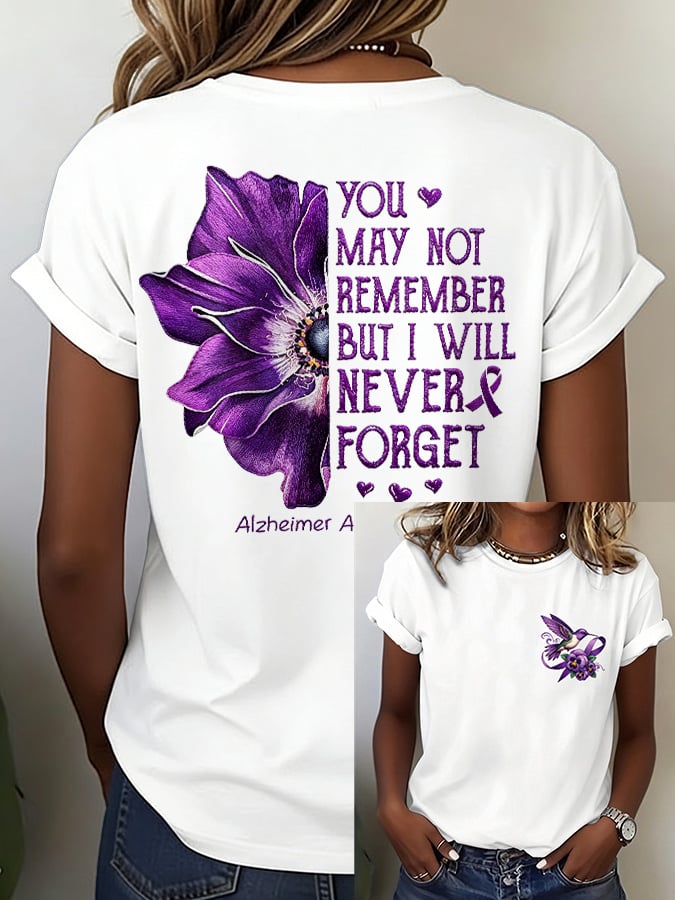 Women's Alzheimer's Disease Awareness T-Shirt