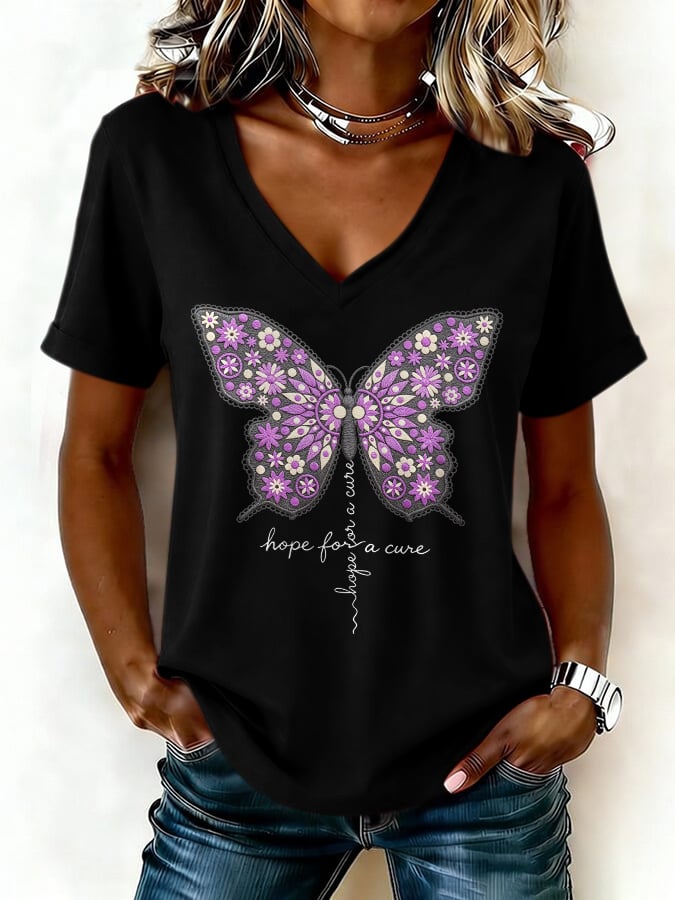 Women's Alzheimer's Disease Awareness T-Shirt