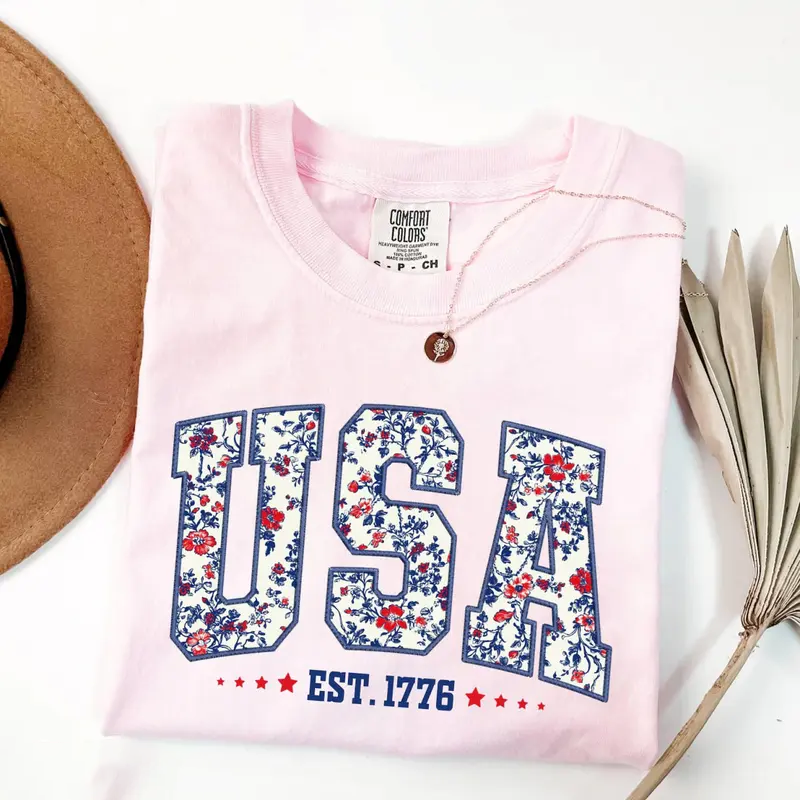 Women's Comfort Colors USA Shirt