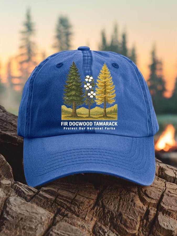Unisex National Forest Park “Protect Our National Parks” Print Hat
