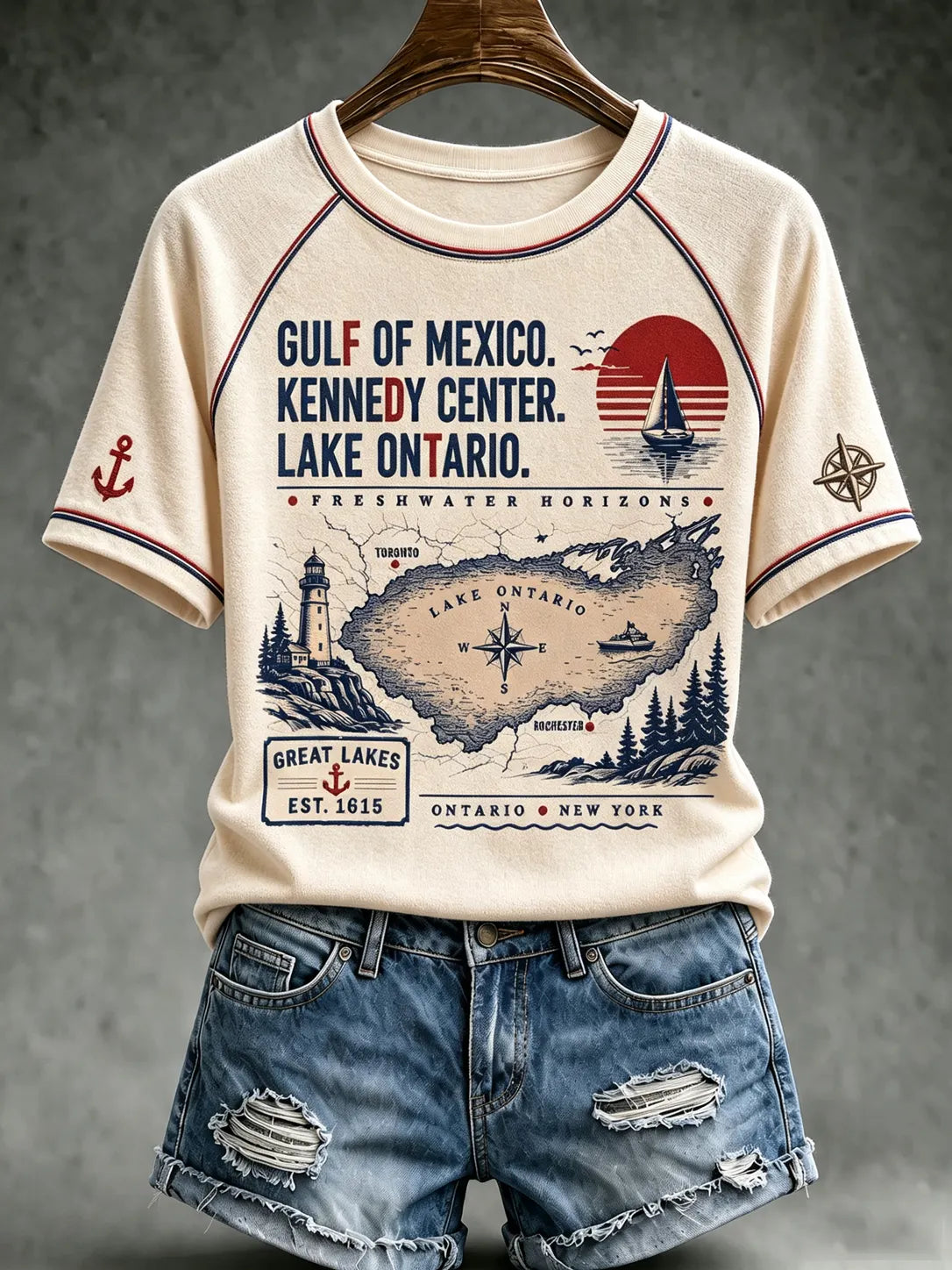 Women's Lake Ontario Always And Forever Short Sleeve T-shirt