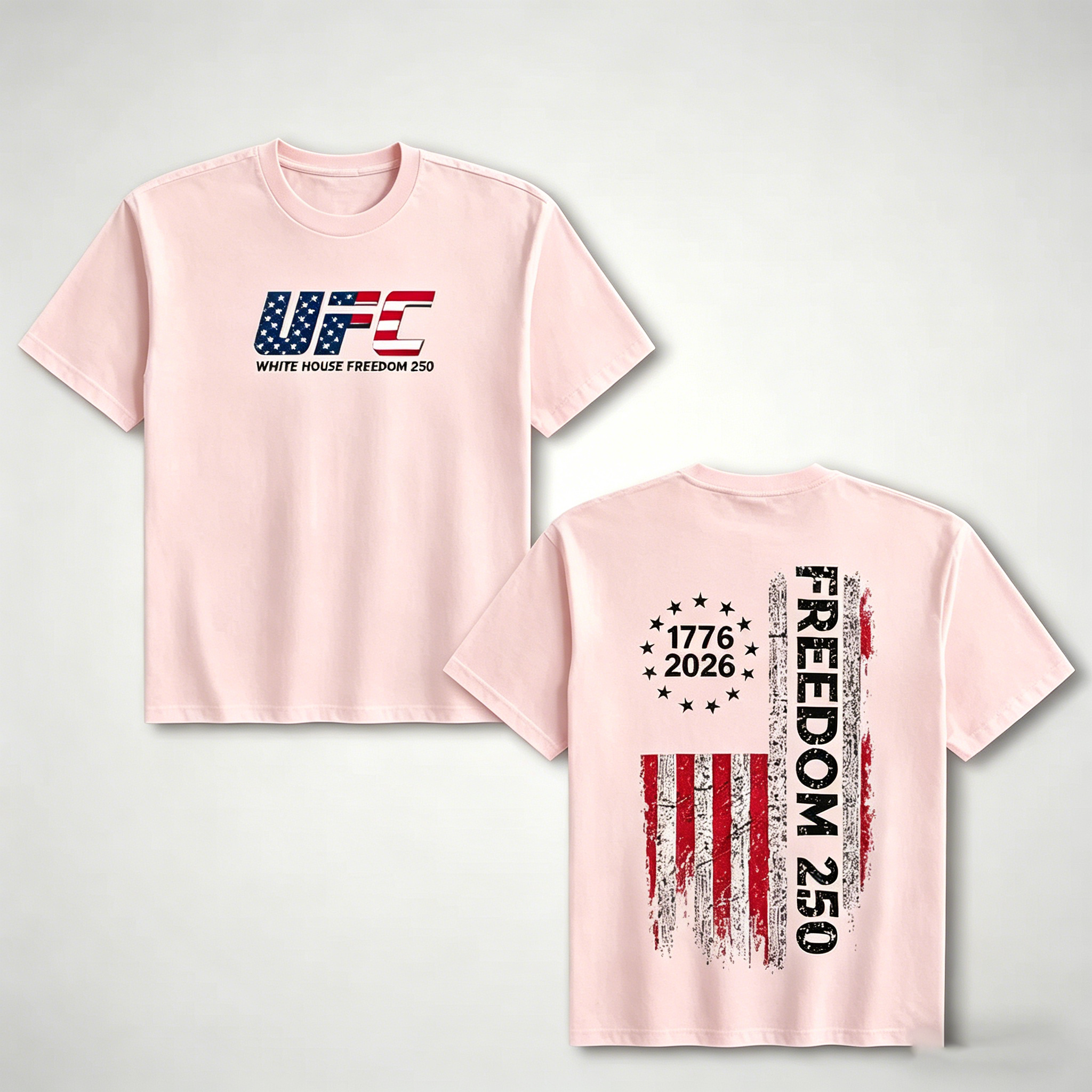 Unisex UFC Freedom 250 Heat-Printed T-shirt