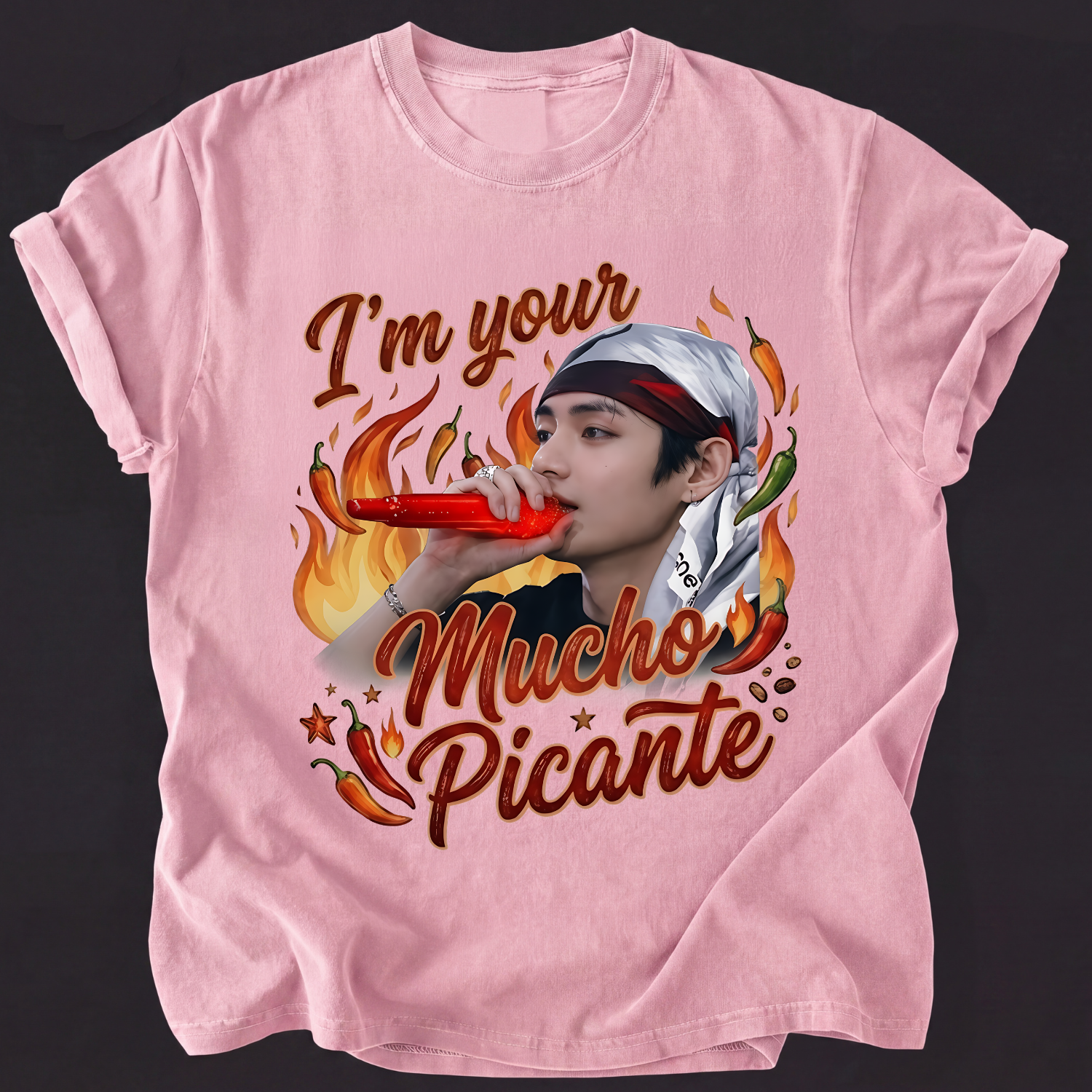 V BTS I'm Your Mucho Picante Funny Shirt, Kpop BTS Shirt For Fans