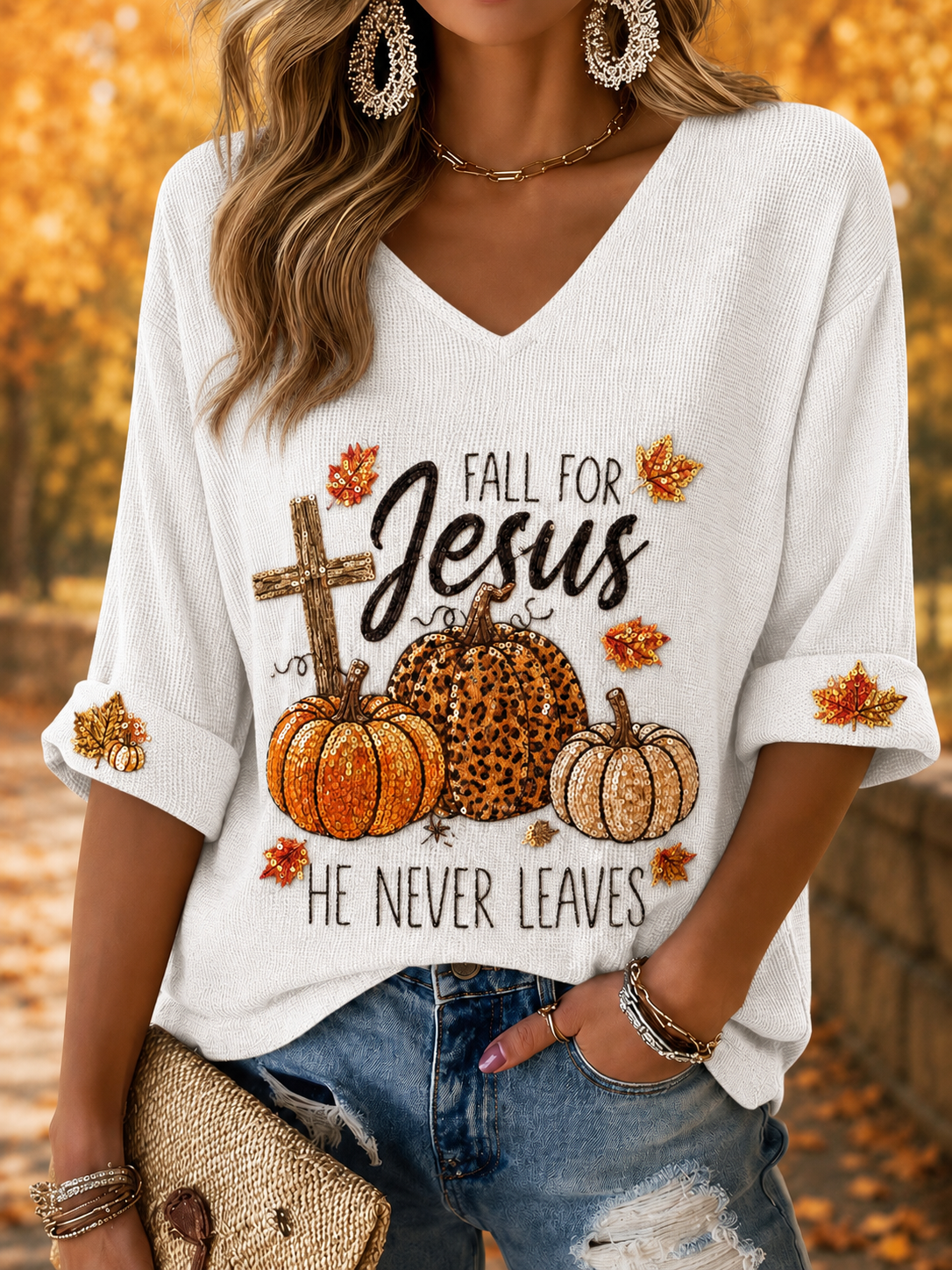 Women'S Casual Autumn Faith