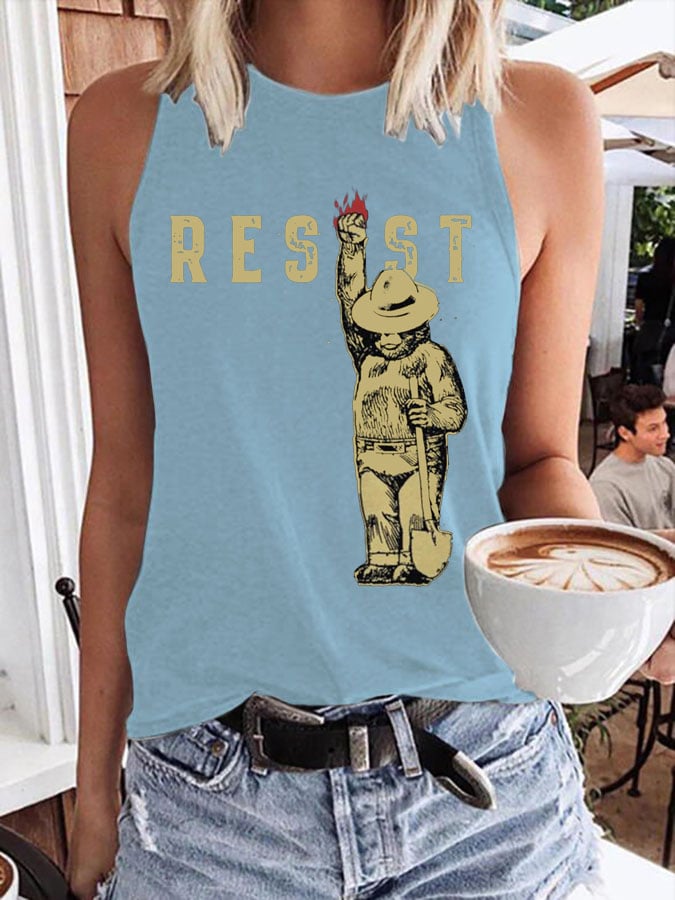 Women's Protect Our National Parks Print Tank Top