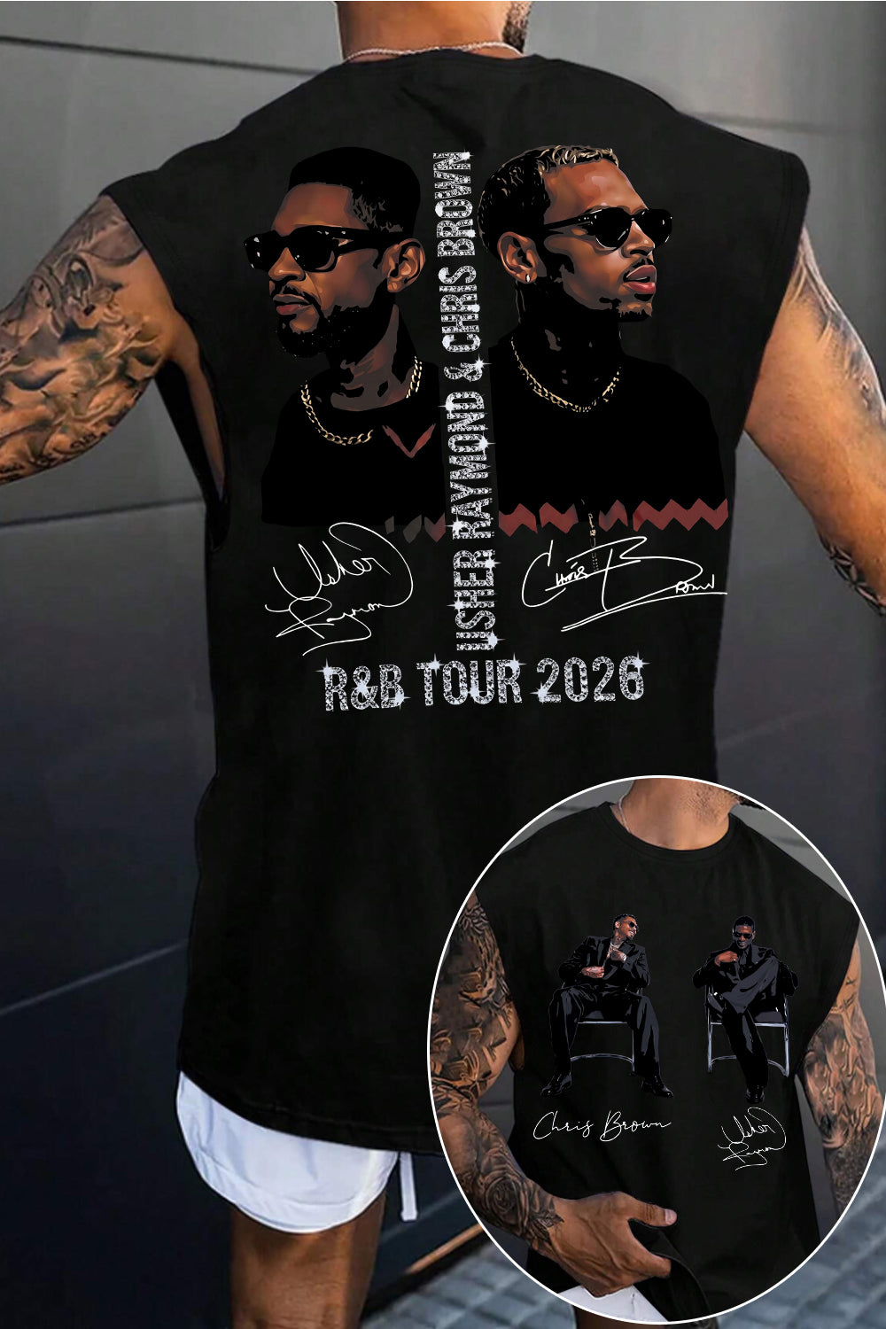 CB & Usher Concert Tank
