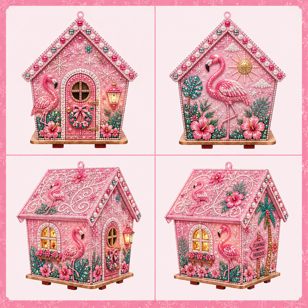 🐦💎 DIY Pearl Art  - Whimsical Garden Cottage Collection
