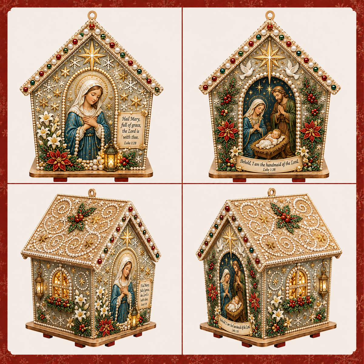 🎄💎DIY Pearl Art  - Christmas Faith & Blessings Collection
