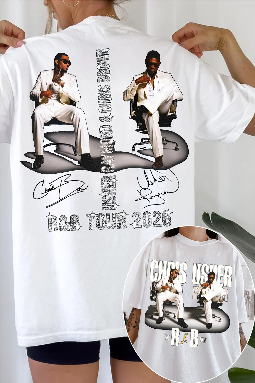 CB & Usher Concert Women Shirt