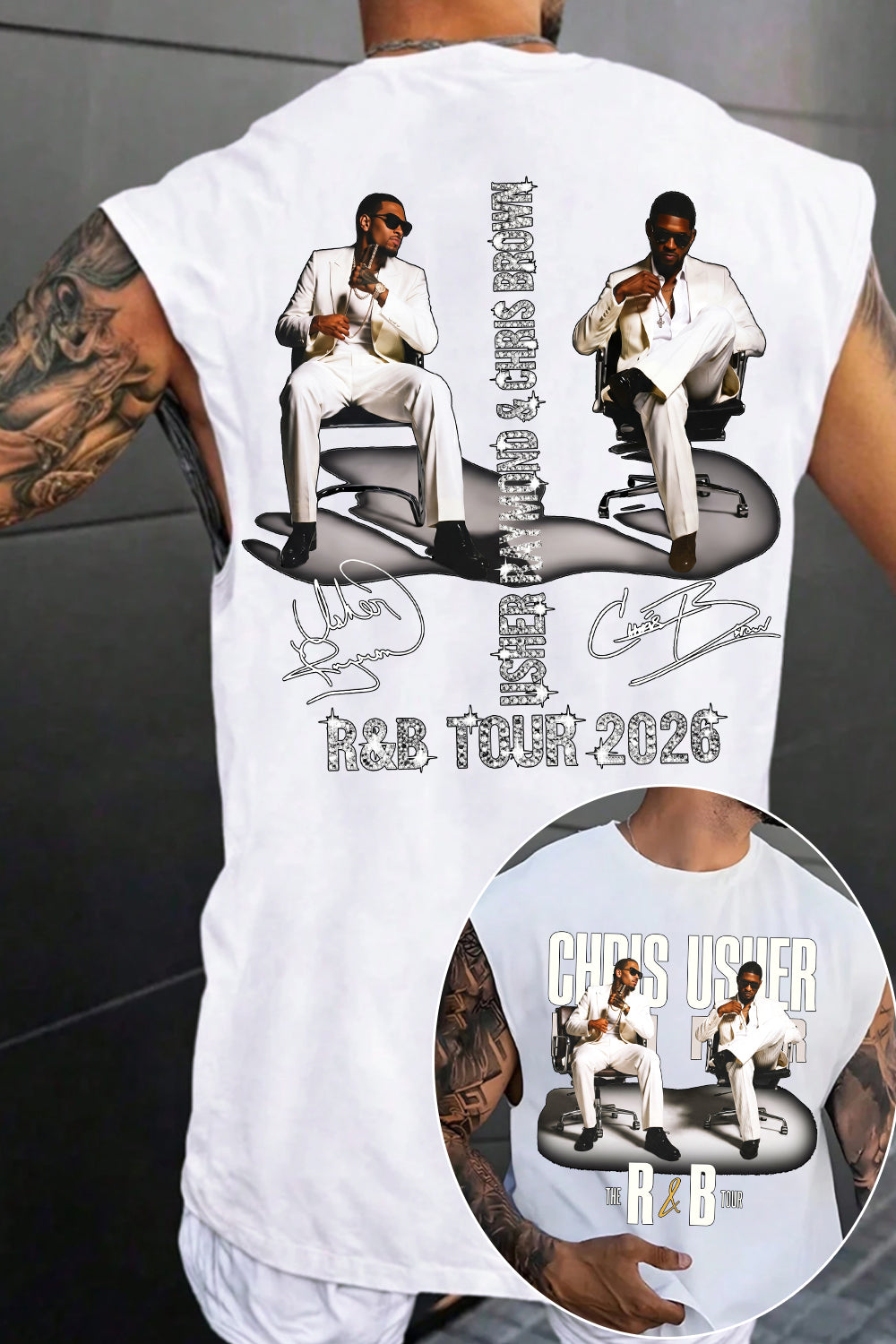 CB & Usher Concert Tank