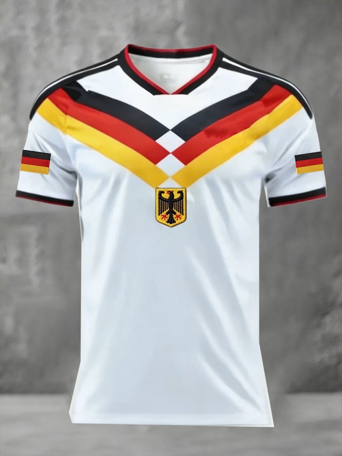 Men's Germany Soccer  Print T-Shirt