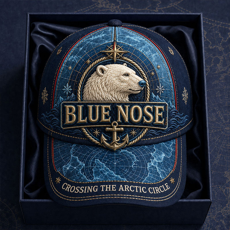 Vintage “Blue Nose” Arctic Circle Crossing Polar Bear  Baseball Cap