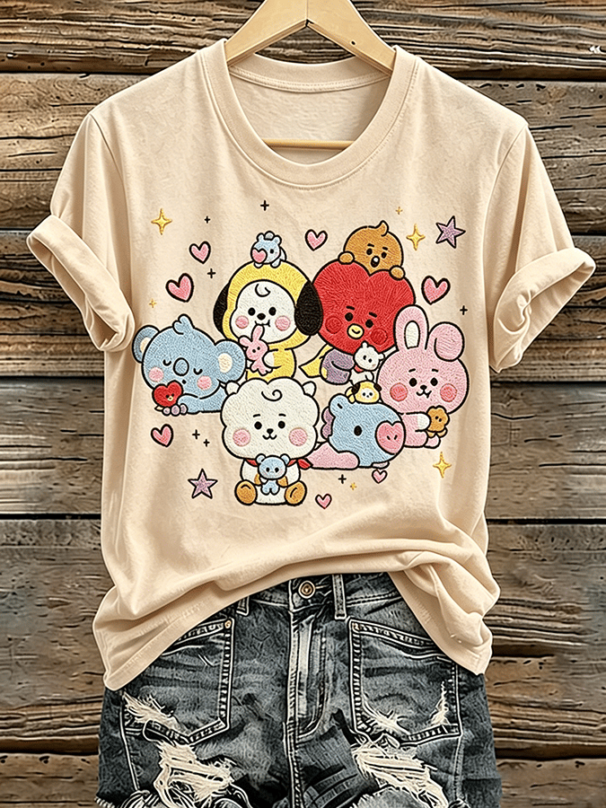 🔥Buy 3 Get 15% Off🔥Music Lovers' Pure Cotton Comfortable Short-Sleeved T-Shirt