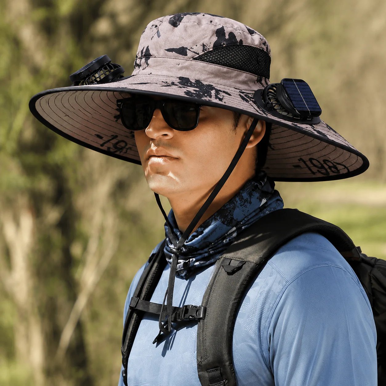 2026 Ultralight Solar Fan Sun Hat