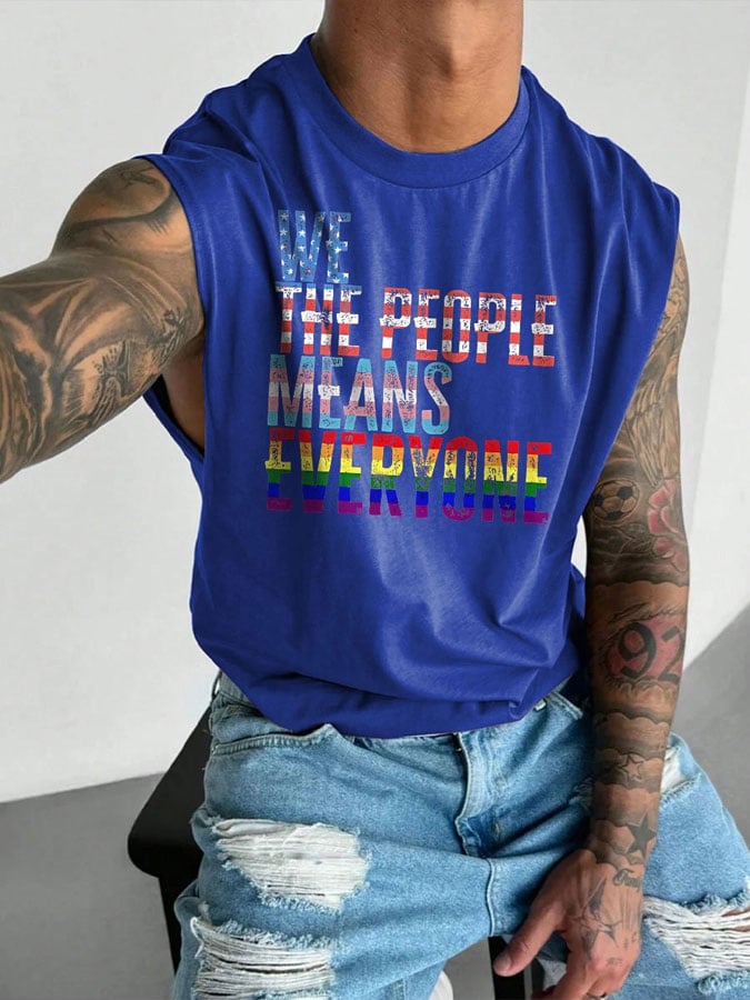 Men's Pride Month Print Tank Top