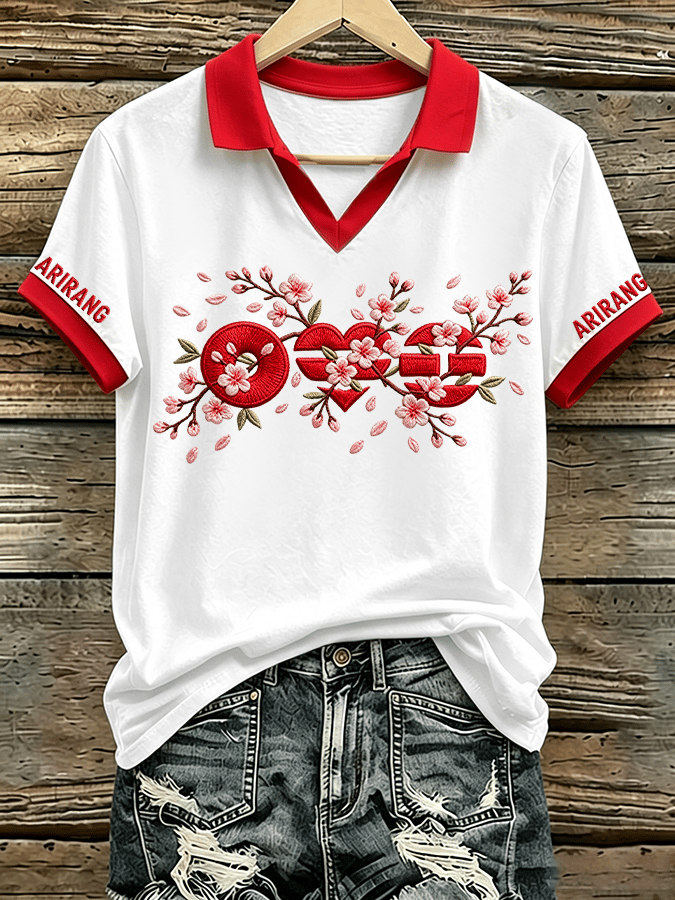 🔥Buy 3 Get 15% Off🔥Music Lovers' Collared Comfortable Women's Short-Sleeved T-Shirt