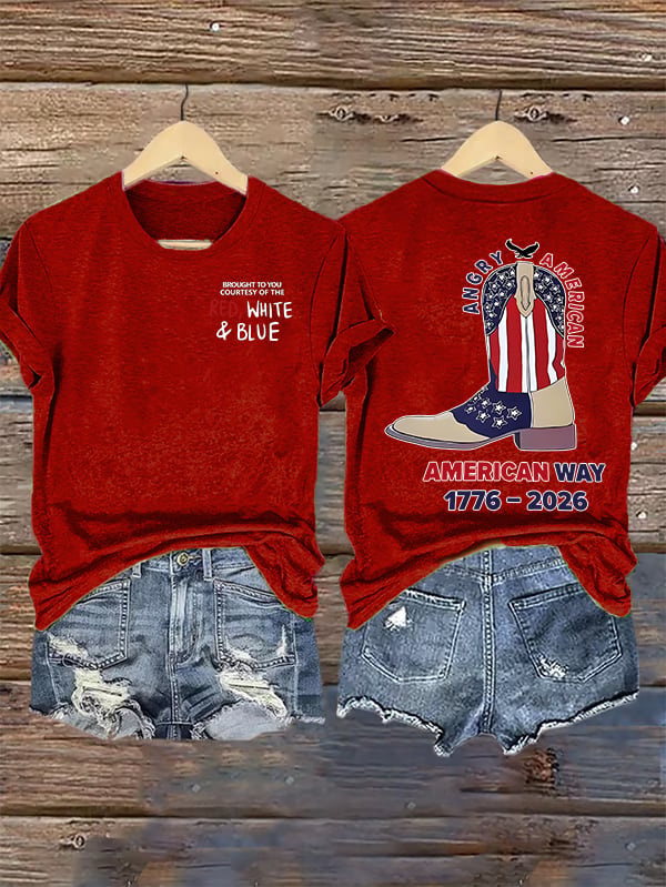 Women's  American 250th Print T-Shirt