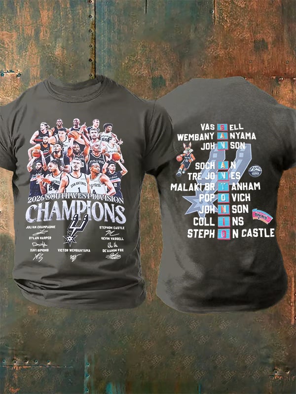 Men's CHAMPIONS Print Round Neck T-shirt