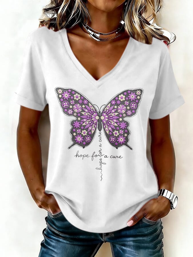 Women's Alzheimer's Disease Awareness T-Shirt