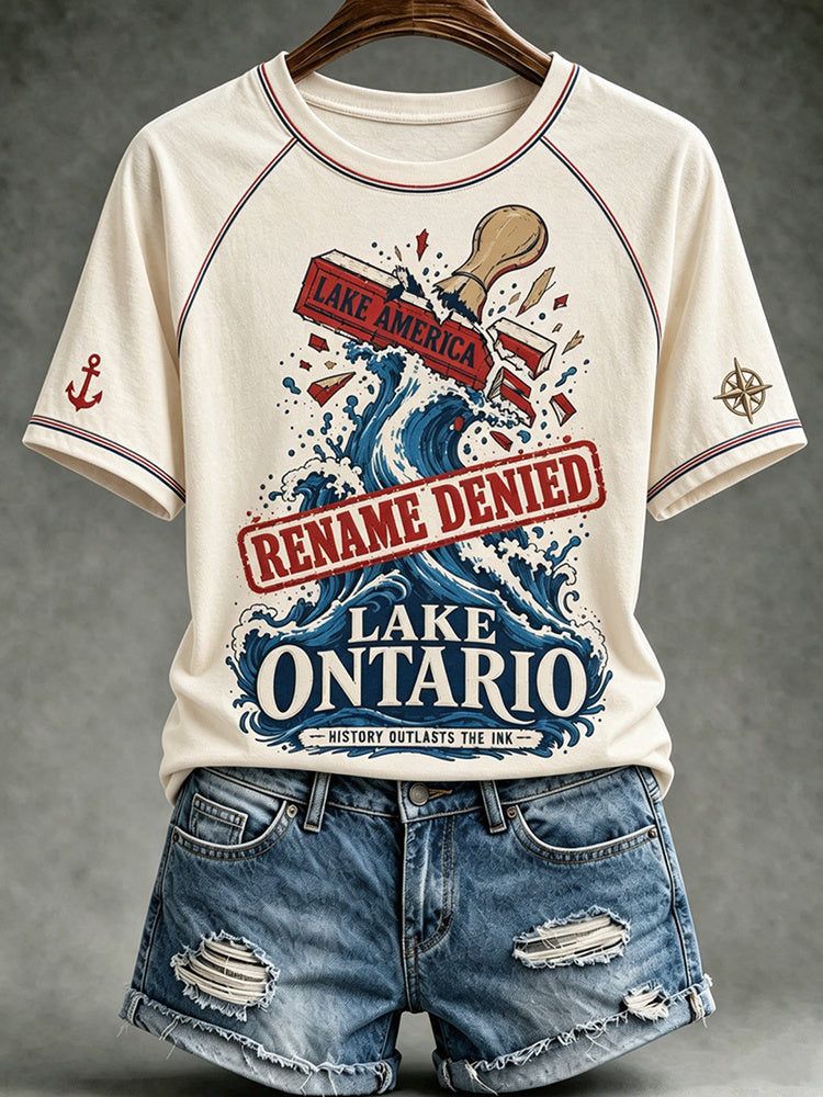 Women's Lake Ontario Always And Forever Short Sleeve T-shirt