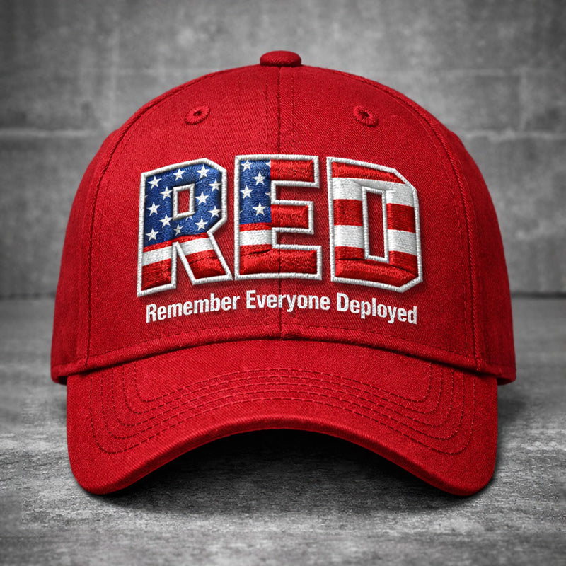 Red Friday Printed Casual Hat