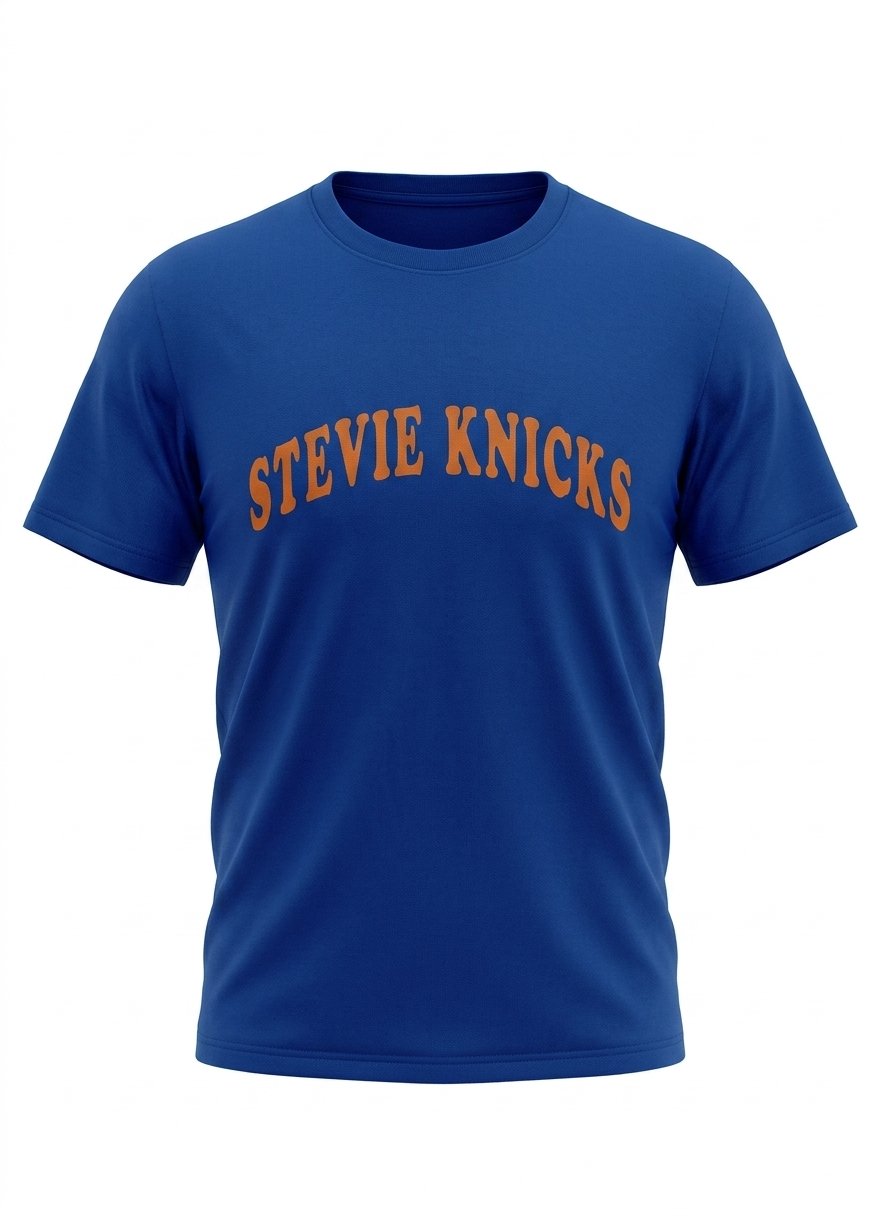 Men's "Stevie Nicks" Print Short-Sleeve Crew-Neck T-Shirt