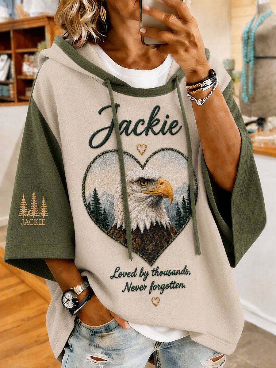 Women'S Jackie Forever Our Queen Print Hooded Sweatshirt
