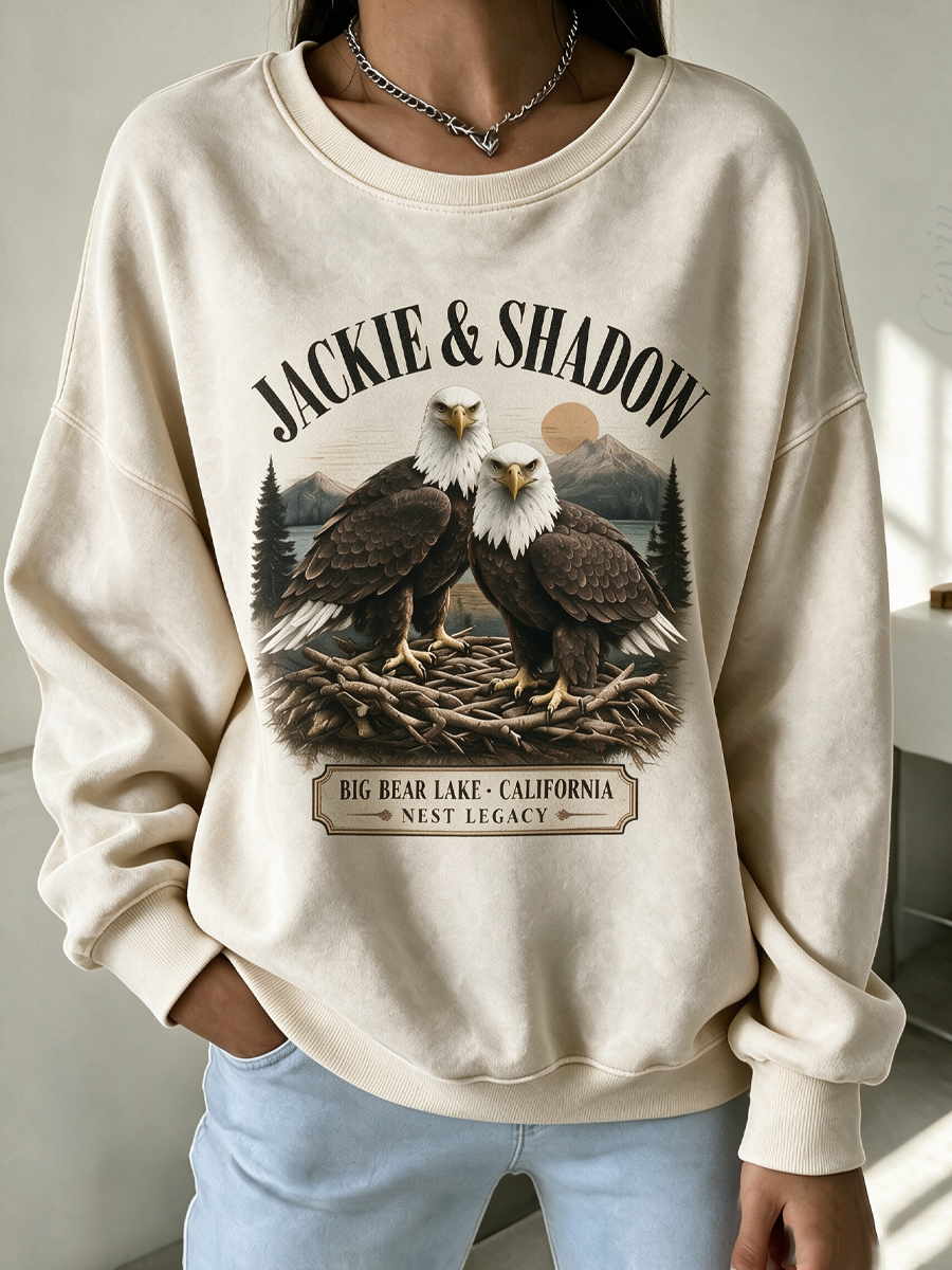 Women'S Jackie & Shadow Round Neck Sports Shirt