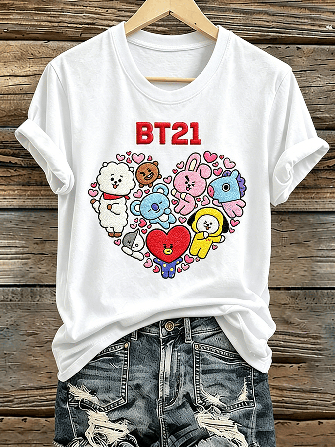 🔥Buy 3 Get 15% Off🔥Music Lovers' Pure Cotton Comfortable Short-Sleeved T-Shirt