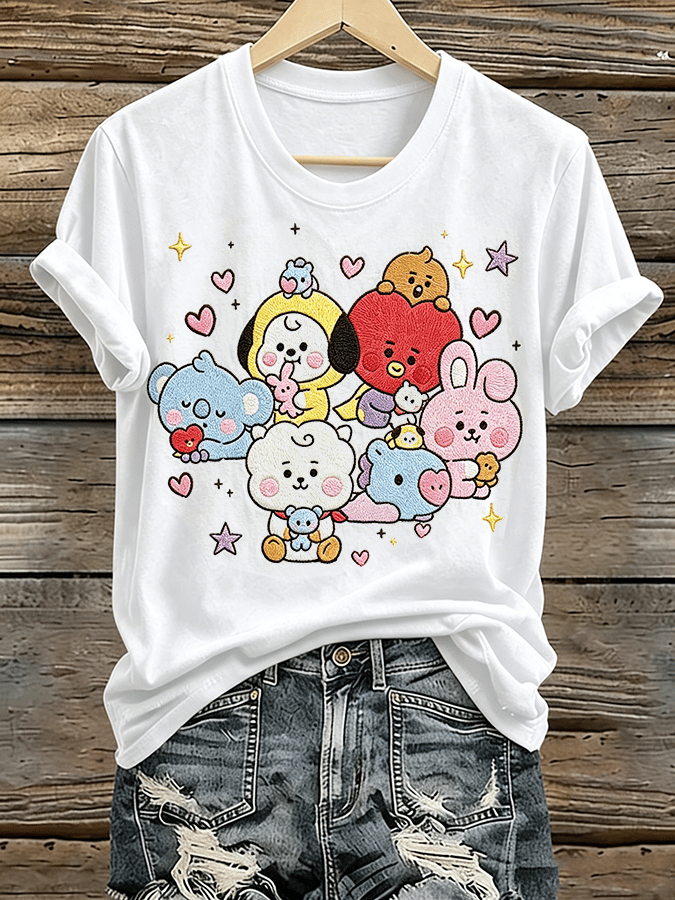 🔥Buy 3 Get 15% Off🔥Music Lovers' Pure Cotton Comfortable Short-Sleeved T-Shirt