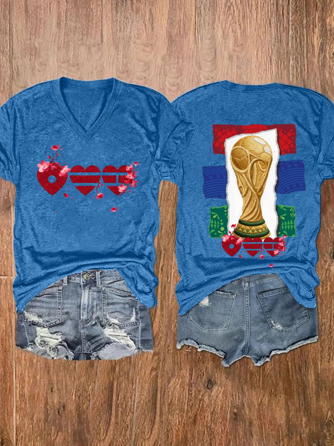 Women's Art Print Casual T-shirt