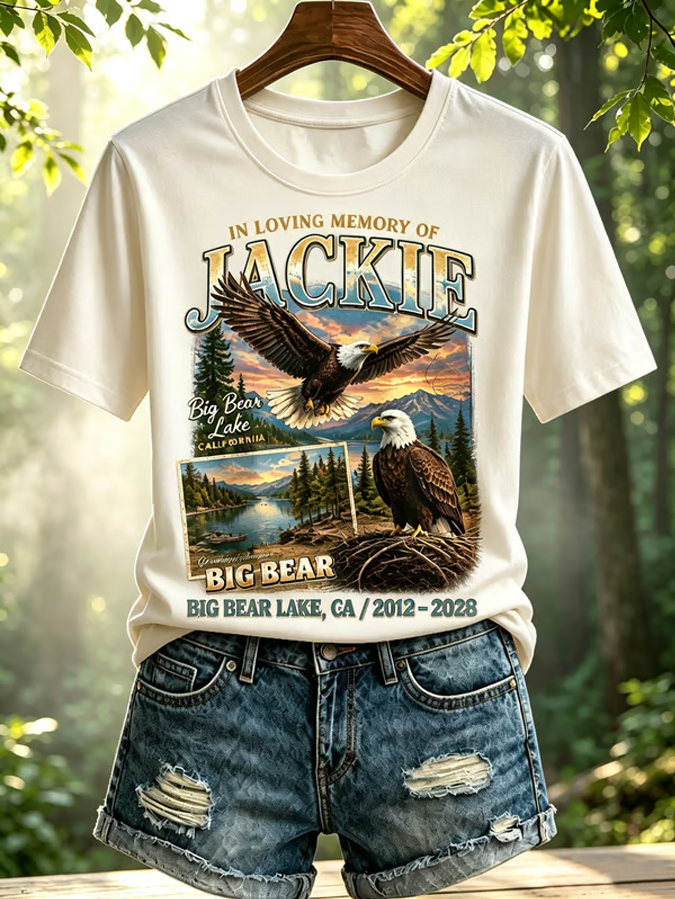 Women's Jackie Forever Our Queen Print  T-Shirt