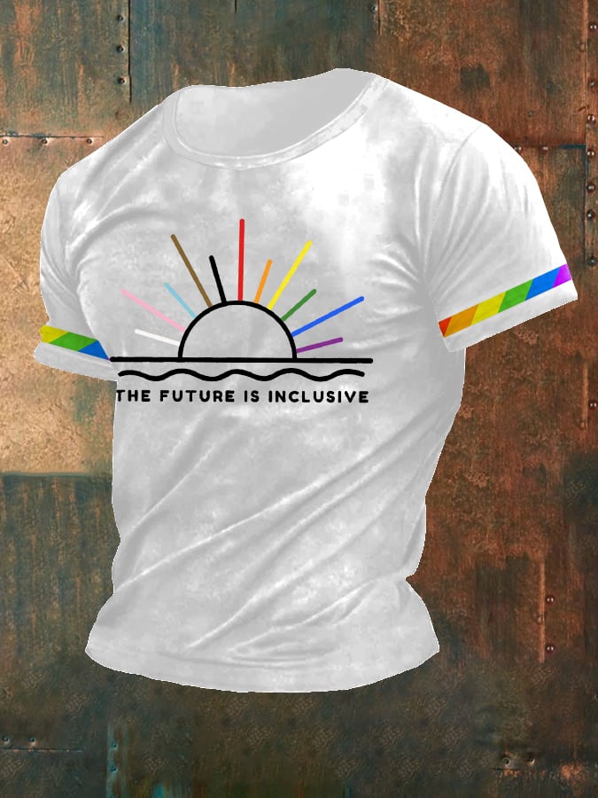 Men's The Future Is Inclusive Short Sleeve Printed T-Shirt