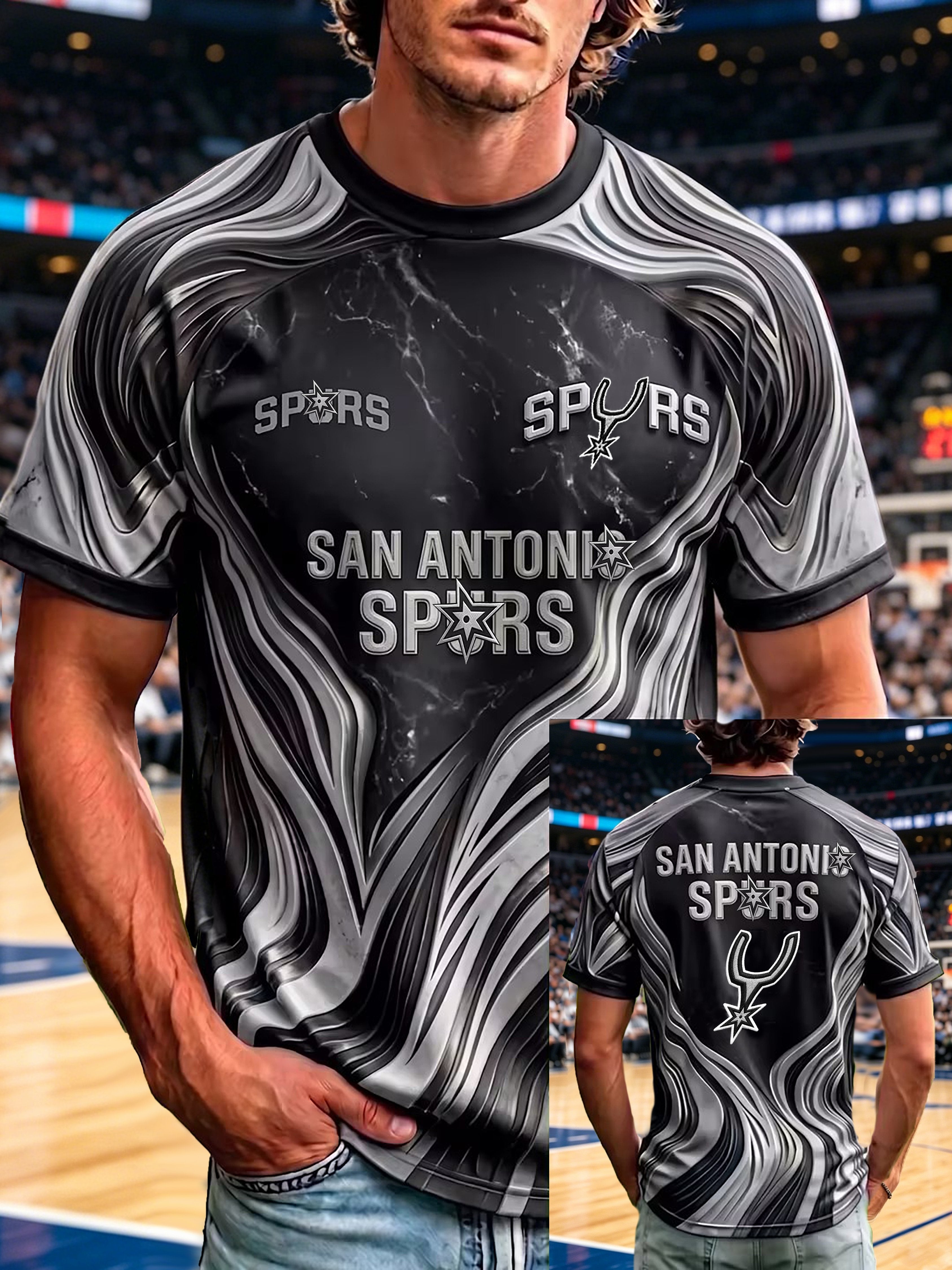 Men's Basketball Lovers Printed Casual T-Shirt