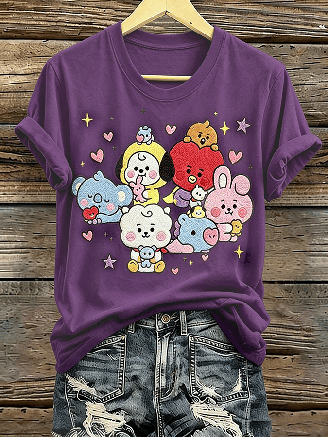 🔥Buy 3 Get 15% Off🔥Music Lovers' Pure Cotton Comfortable Short-Sleeved T-Shirt